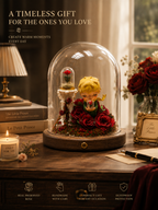 Little Prince Eternal Rose Glass Dome view 22 – Doluchi