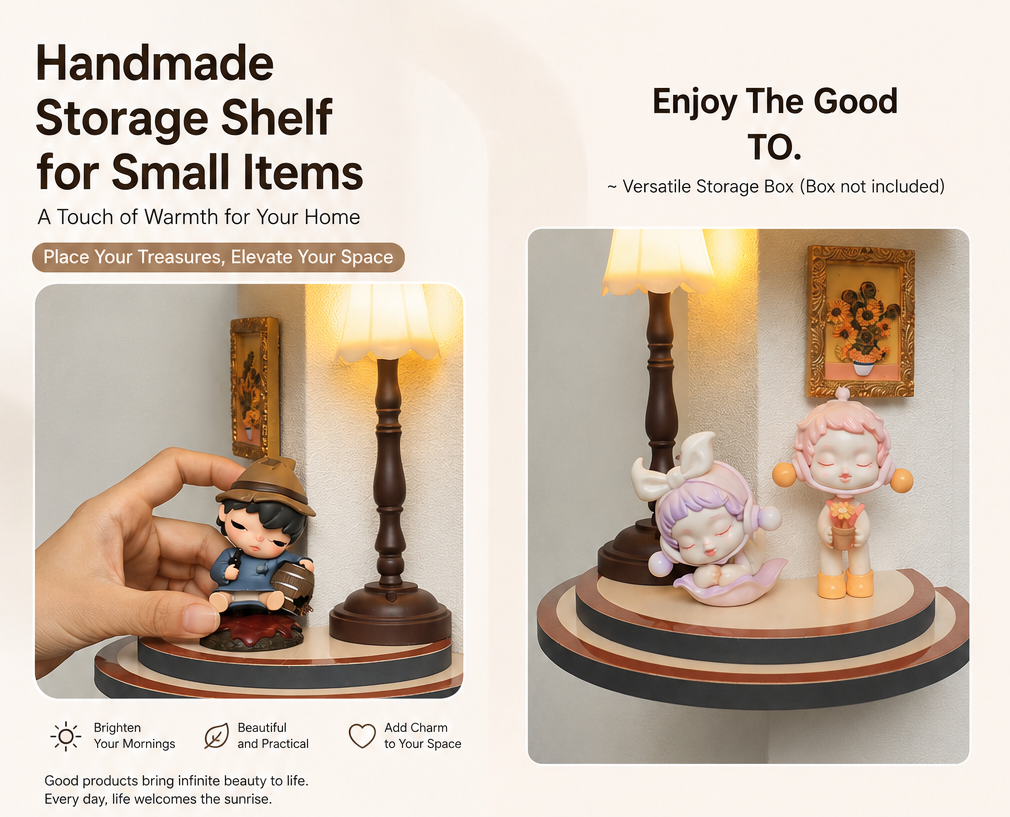 Retro Sign-Style Night Light | Warm LED Figurine Stage | Superstar-Style Figurine Display Stand with Night Light | Collector-Grade Toy Display Case