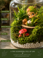 Gazi Scene Glass Bottle Terrarium view 9 – Doluchi