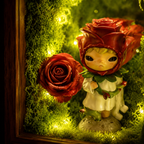 Fairy Forest LED Shadow Box back view – Doluchi