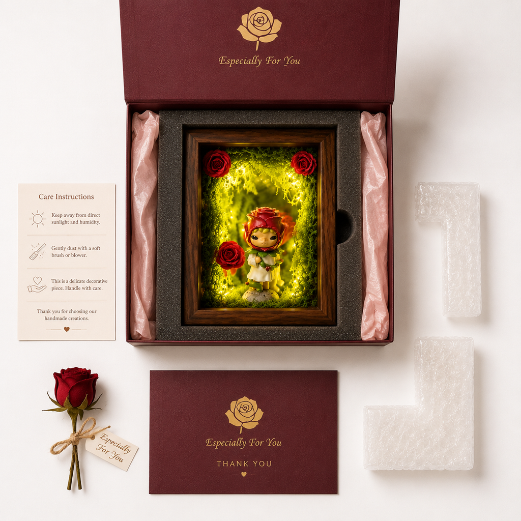 Fairy Forest LED Shadow Box view 10 – Doluchi