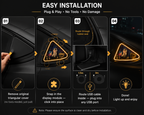 Mini Scene Car Mirror LED Light packaging – Doluchi
