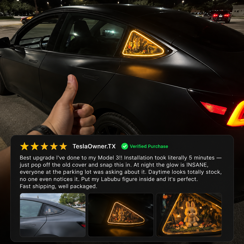 Mini Scene Car Mirror LED Light view 13 – Doluchi