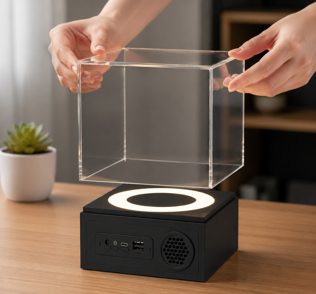 LED Spotlight Single Figure Display Case packaging – Doluchi