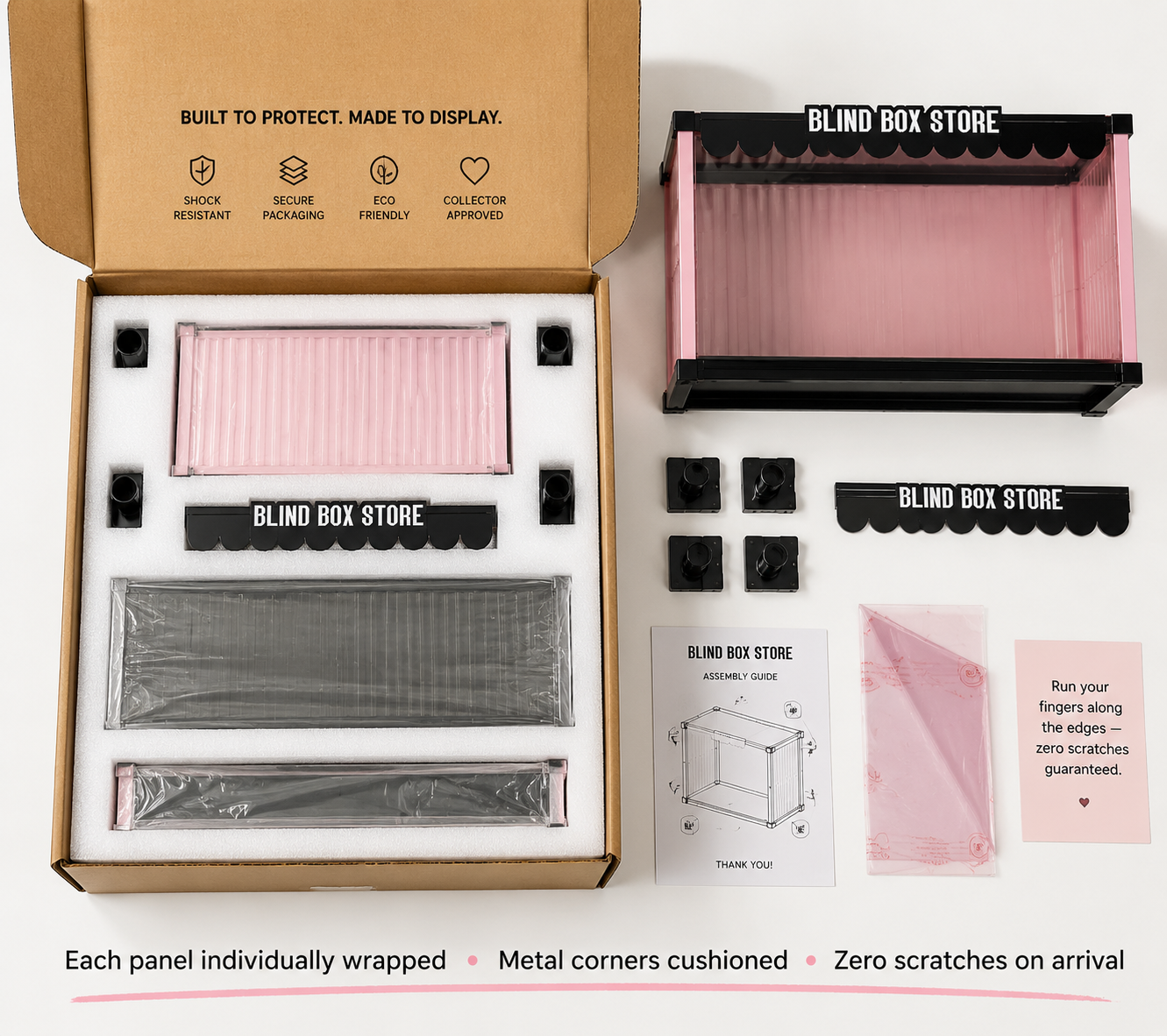 Blind Box Store Acrylic Display Shelf detail – Doluchi