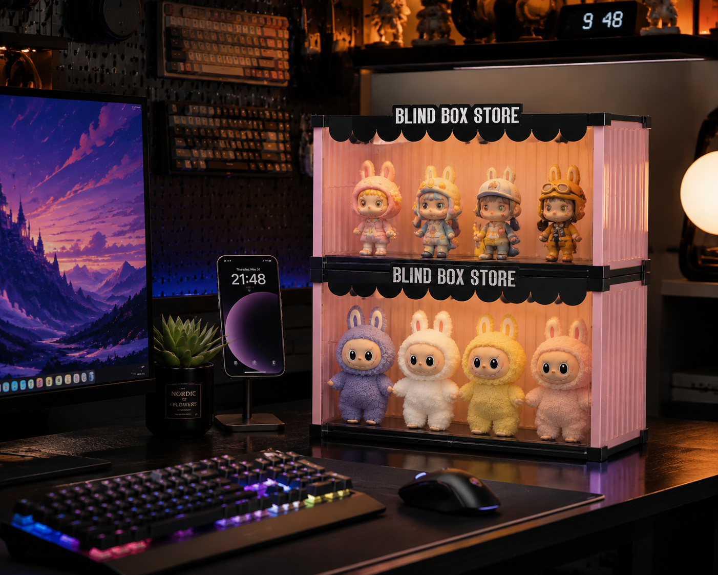Blind Box Store Acrylic Display Shelf packaging – Doluchi
