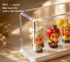 Anti-Tip Stackable Acrylic Display Case in use – Doluchi
