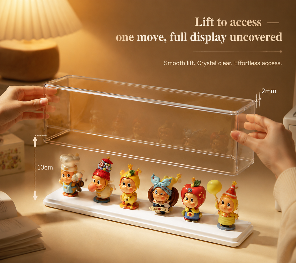 Anti-Tip Stackable Acrylic Display Case view 9 – Doluchi