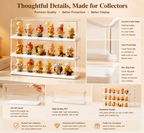Anti-Tip Stackable Acrylic Display Case view 10 – Doluchi