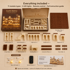 Castle Bakery DIY Modular Building Set detail – Doluchi