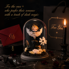 Wandering Dream Glass Dome | Real Preserved Flowers Limited Edition | Angel Series