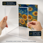Acrylic Display Box with Art Backdrop packaging – Doluchi