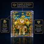Acrylic Display Box with Art Backdrop view 8 – Doluchi