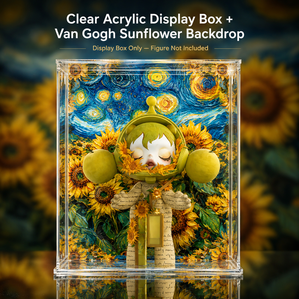 Acrylic Display Box with Art Backdrop view 10 – Doluchi