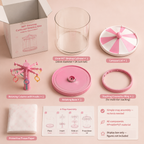 Pink Carousel Rotating Plush Hanger view 9 – Doluchi