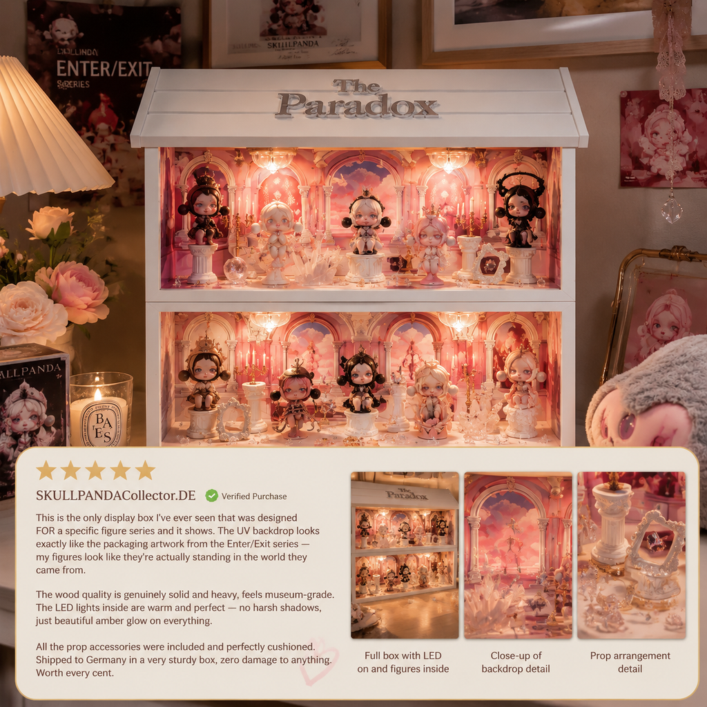 The Paradox LED Display Box | Themed Scene Figurine Cabinet | Enter Exit Edition