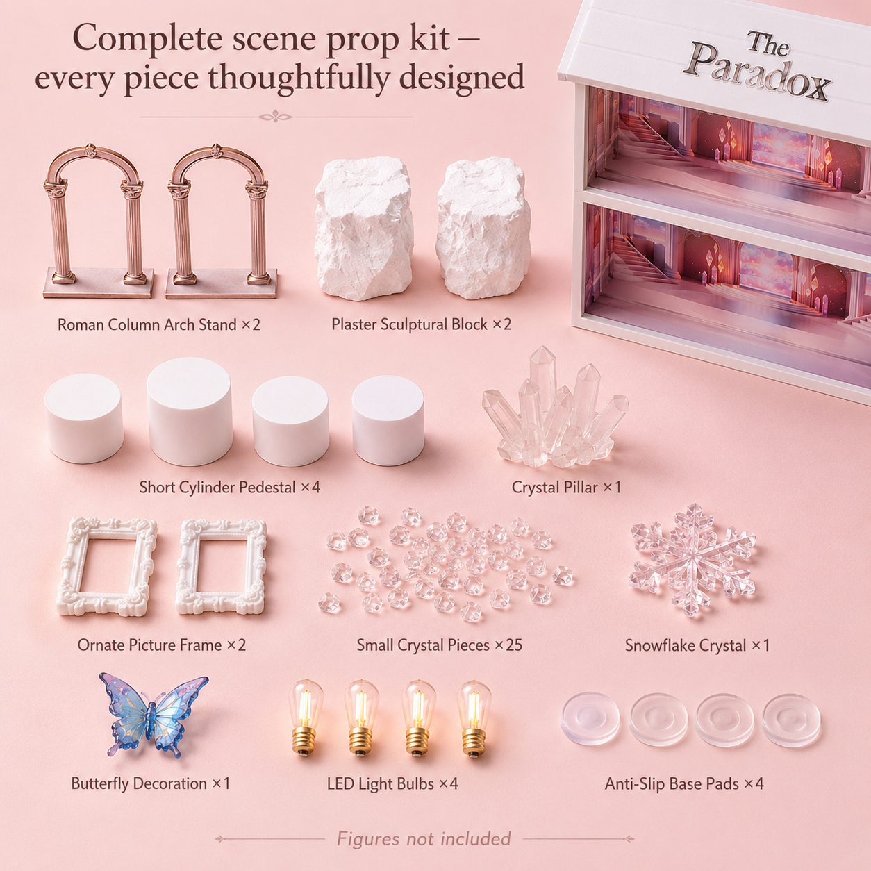 The Paradox LED Display Box | Themed Scene Figurine Cabinet | Enter Exit Edition