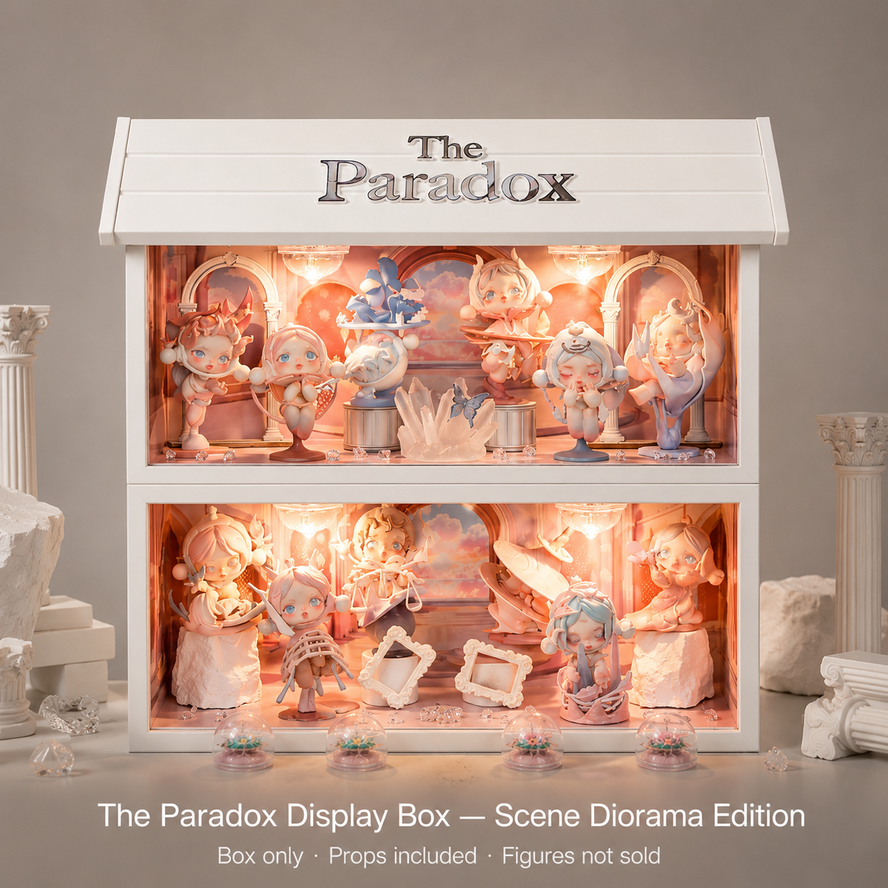 The Paradox LED Display Box | Themed Scene Figurine Cabinet | Enter Exit Edition