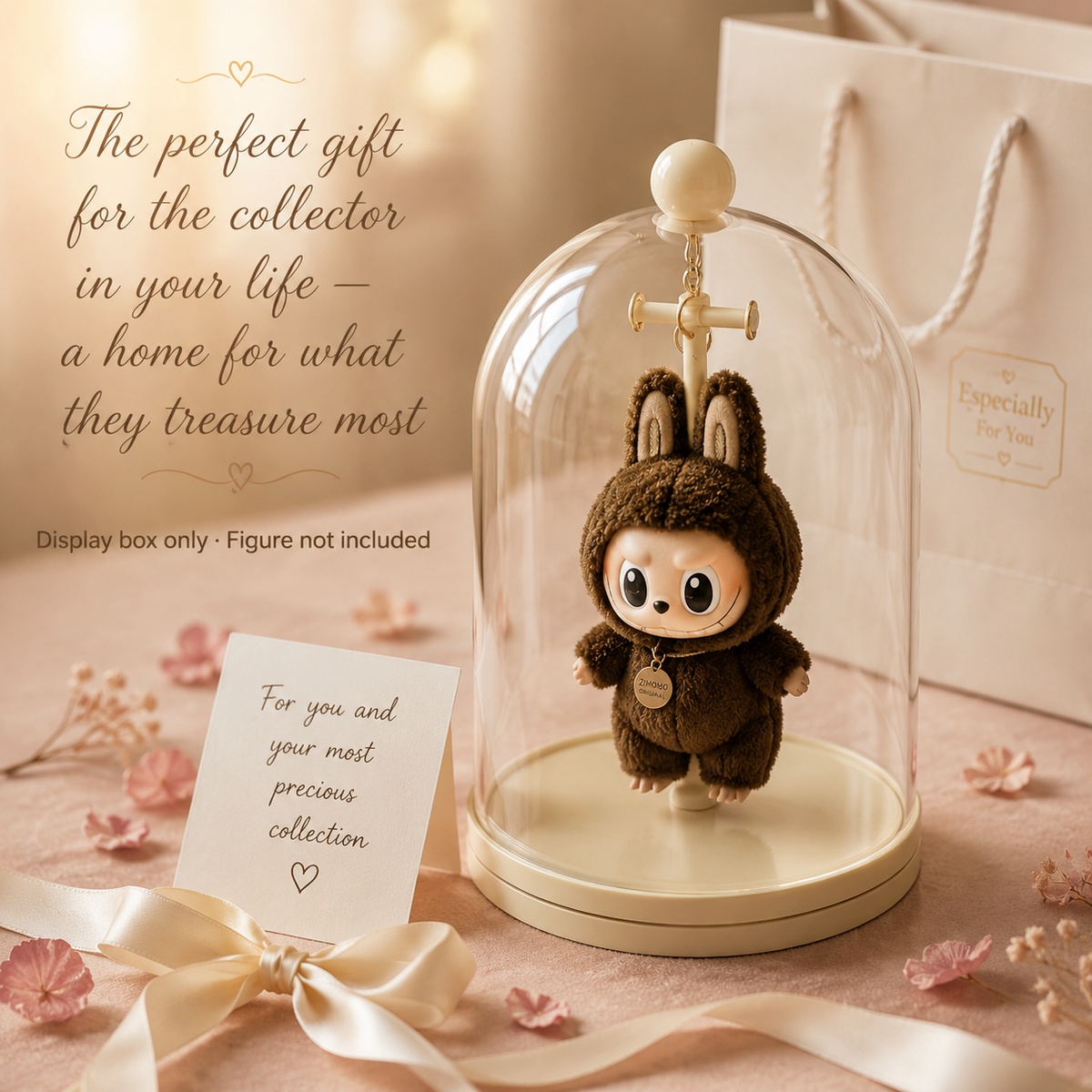 Glass Dome Figurine Display detail – Doluchi
