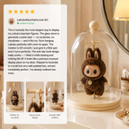Glass Dome Figurine Display back view – Doluchi