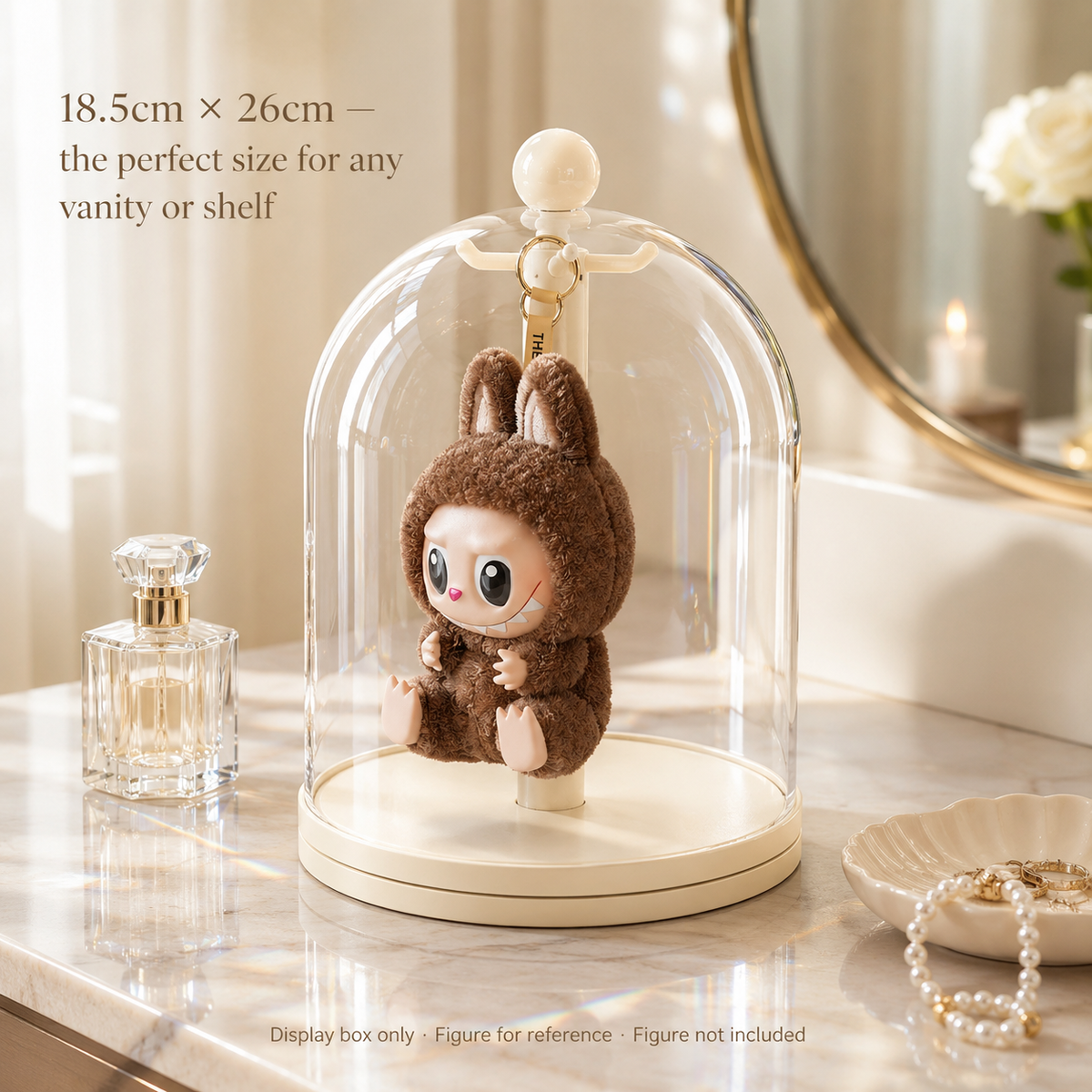 Glass Dome Figurine Display view 8 – Doluchi
