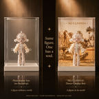 Desert Scene Acrylic Display Box | Printed Scene Backdrop | Collector Gift Box