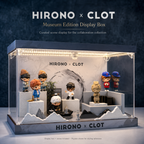 Ink-Wash Mountain Scene Display Box | LED Collaboration-Style Display | Collector Cabinet