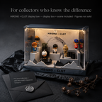Ink-Wash Mountain Scene Display Box | LED Collaboration-Style Display | Collector Cabinet