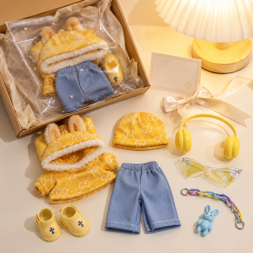 Designer Street Style Doll Outfit Set detail – Doluchi