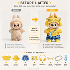 Designer Street Style Doll Outfit Set view 10 – Doluchi