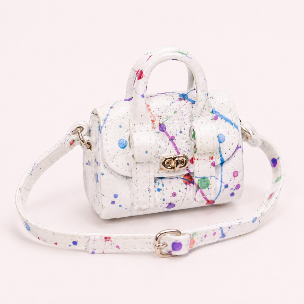 Mini Paint Splatter Crossbody Bag detail – Doluchi
