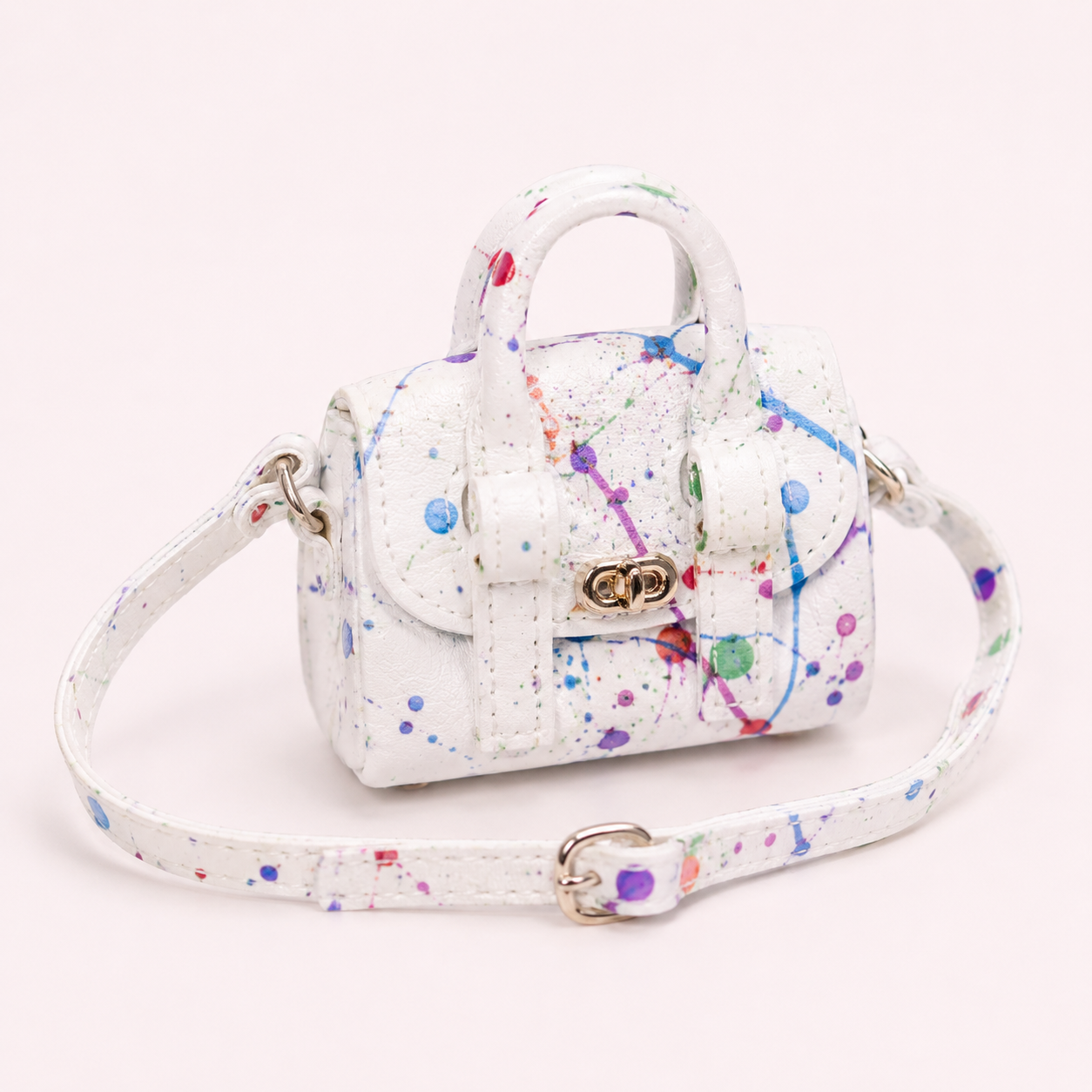Mini Paint Splatter Crossbody Bag detail – Doluchi