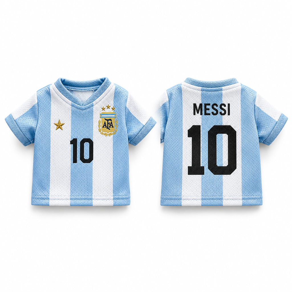 Argentina Soccer Doll Outfit Set packaging – Doluchi