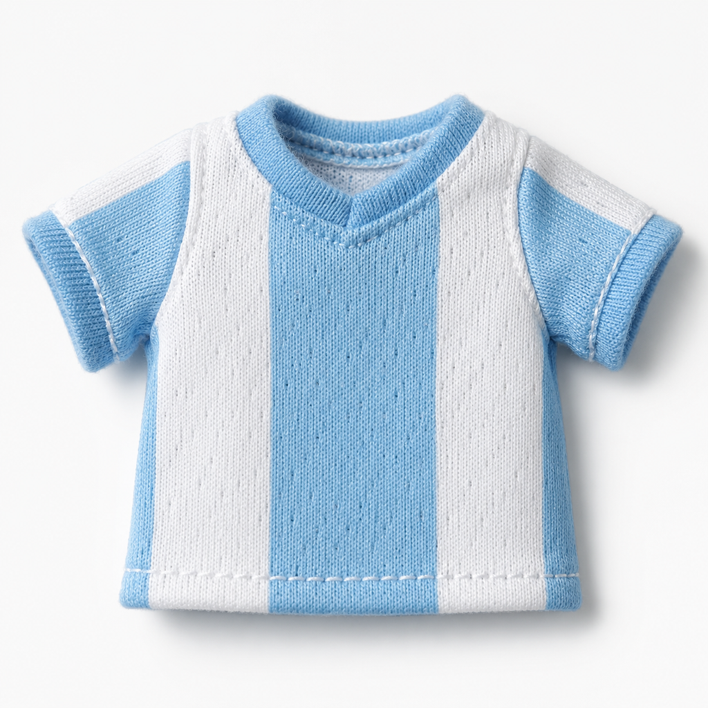 Argentina Soccer Doll Outfit Set view 9 – Doluchi