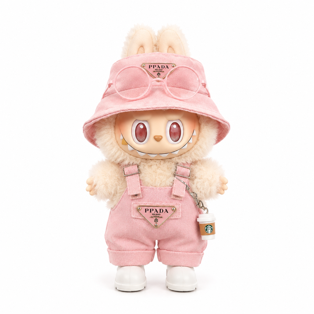 Pink Label Designer Doll Outfit Set back view – Doluchi
