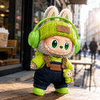 Crying Bear Character Keychain in use – Doluchi