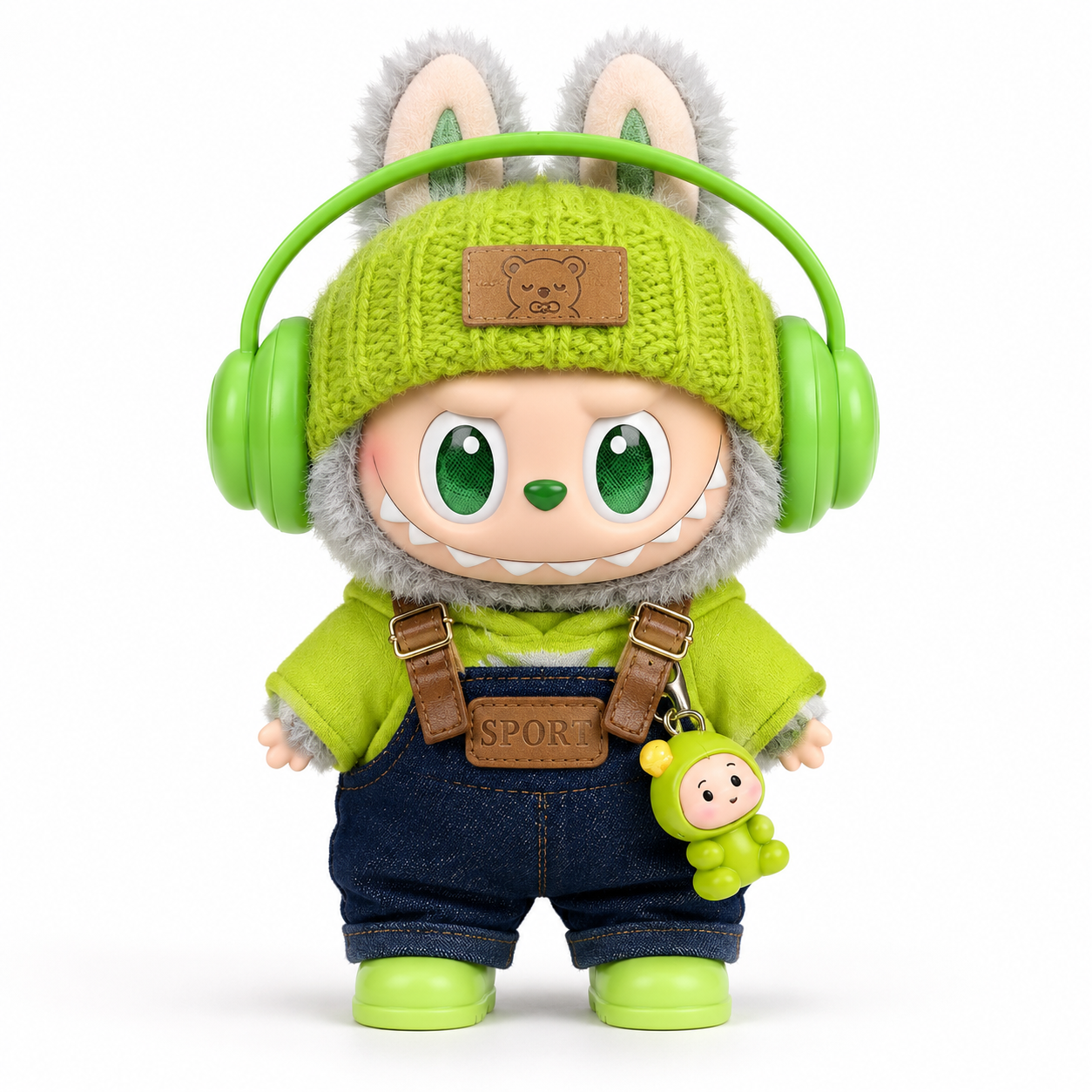 Crying Bear Character Keychain packaging – Doluchi