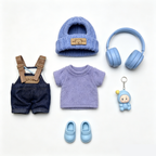 Bear Gloves Knit Beanie for Dolls view 8 – Doluchi