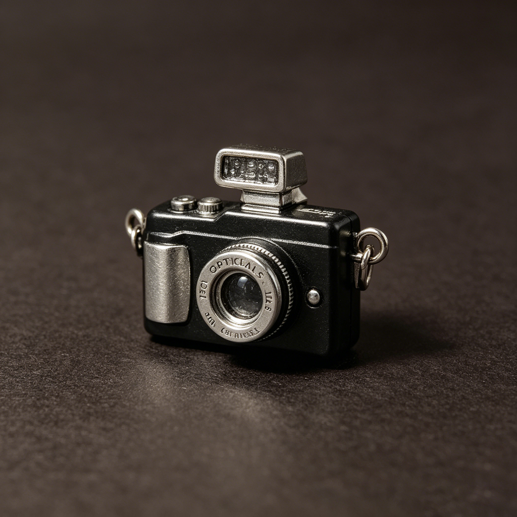 Film Soul Photographer Outfit | Retro Camera + Striped Beanie | Film Style Doll Set