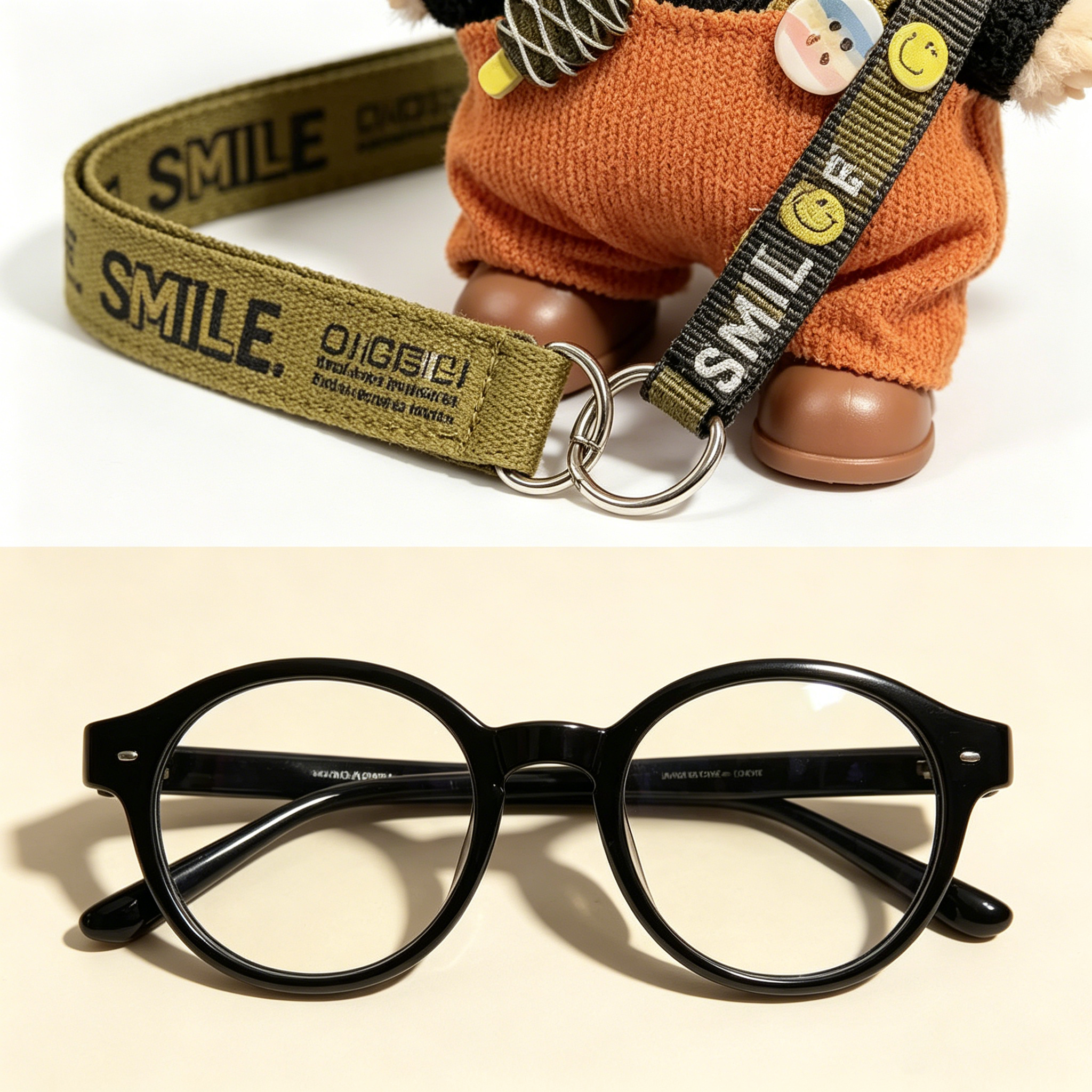Film Soul Photographer Outfit | Retro Camera + Striped Beanie | Film Style Doll Set