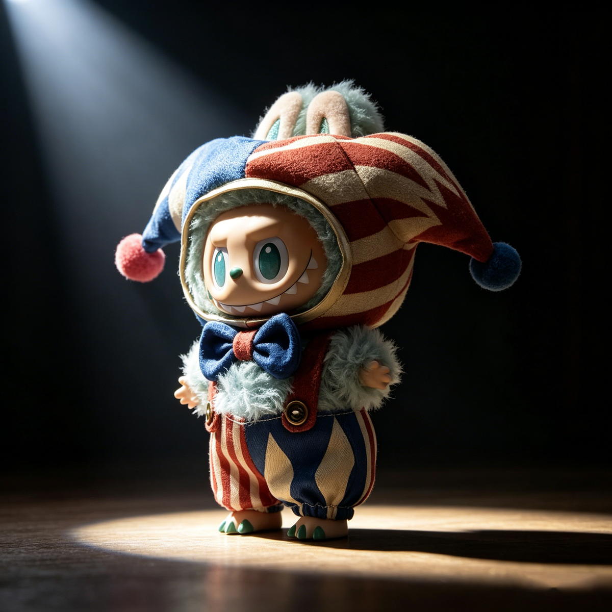 Royal Jester Outfit Set | Limited Edition Jester Costume | Blue Gold Collector Figure