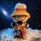 Film Soul Photographer Outfit | Retro Camera + Striped Beanie | Film Style Doll Set