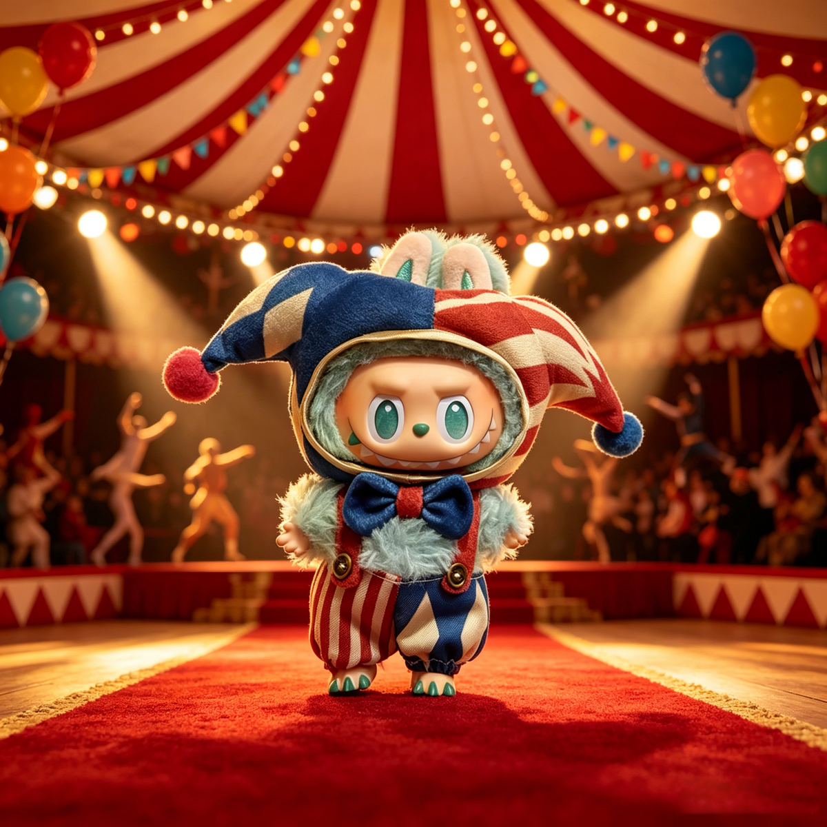 Royal Jester Outfit Set | Limited Edition Jester Costume | Blue Gold Collector Figure
