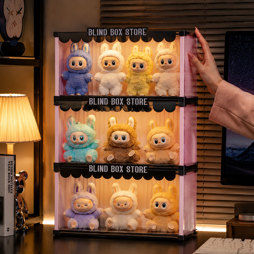Blind Box Store Acrylic Display Shelf | Shock-Resistant Collector Shelf | Zero Scratch Delivery