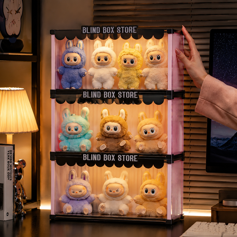 Blind Box Store Acrylic Display Shelf | Shock-Resistant Collector Shelf | Zero Scratch Delivery