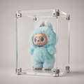 Stackable Acrylic Display Case Cube | Clear Blind Box Figure Showcase | Magnetic Dustproof Collection Box