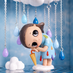LED Rain Cloud Shadow Box Night Light | Glowing Cloud Figure Display Frame | Cozy USB Desk Lamp Decor