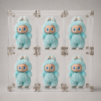 Stackable Acrylic Display Case Cube | Clear Blind Box Figure Showcase | Magnetic Dustproof Collection Box