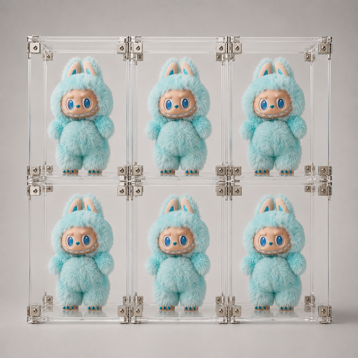 Stackable Acrylic Display Case Cube | Clear Blind Box Figure Showcase | Magnetic Dustproof Collection Box