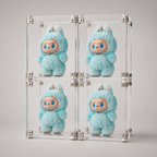 Stackable Acrylic Display Case Cube | Clear Blind Box Figure Showcase | Magnetic Dustproof Collection Box